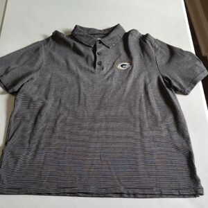 Tommy Bahama Charcoal GREEN BAY PACKERS  Polo Shirt L